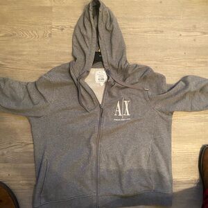 Armani exchange hoddie large used good condition